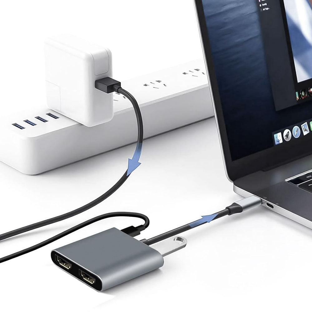 محول موزع لافينتو تايب سي 4 في 1 CV152 4K