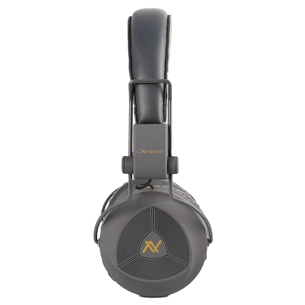 سماعة رأس بلوتوث لافينتو HP236 - رمادي x ذهبي