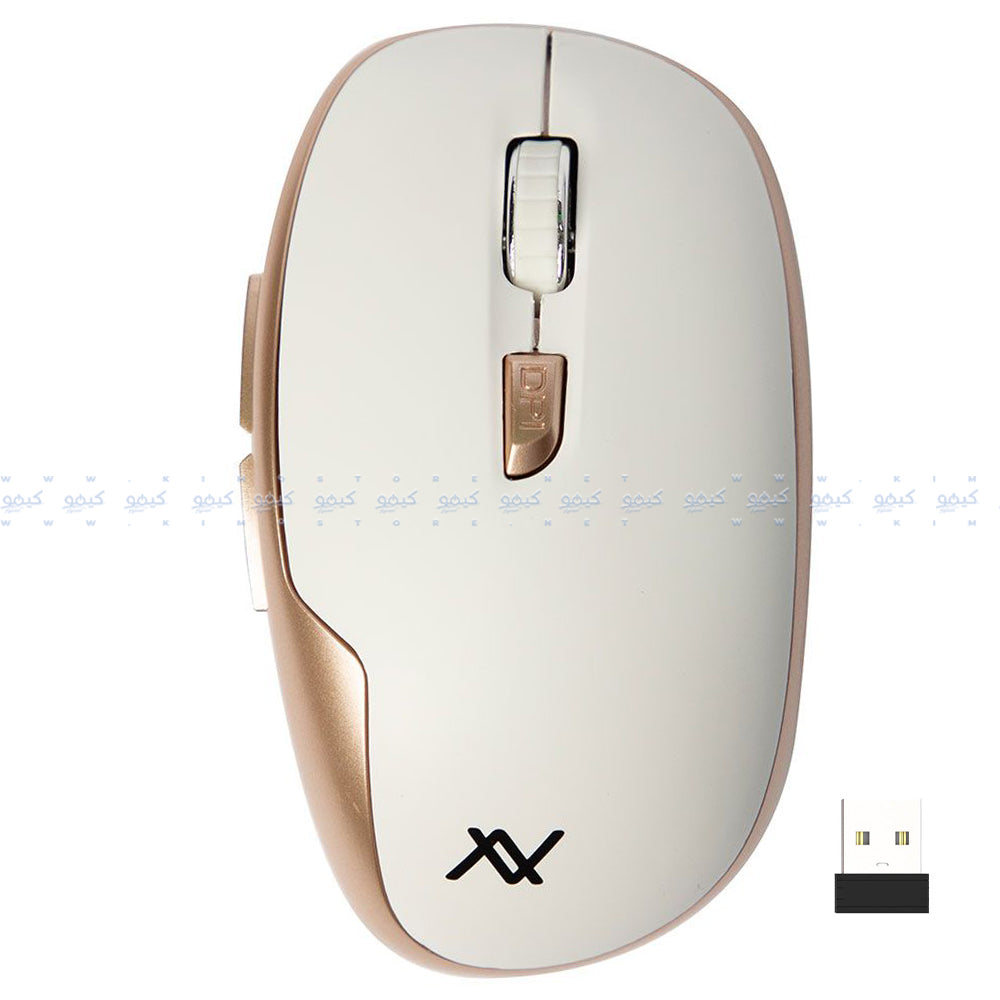 ماوس لافينتو لاسلكي 1600 نقطة فى البوصة MO34W - ابيض