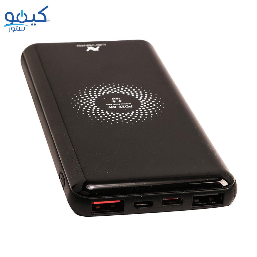 Lavvento MP125 Wireless Power Bank 2x USB + Micro + Type-C 22.5W Fast Charging 10000mAh - Black