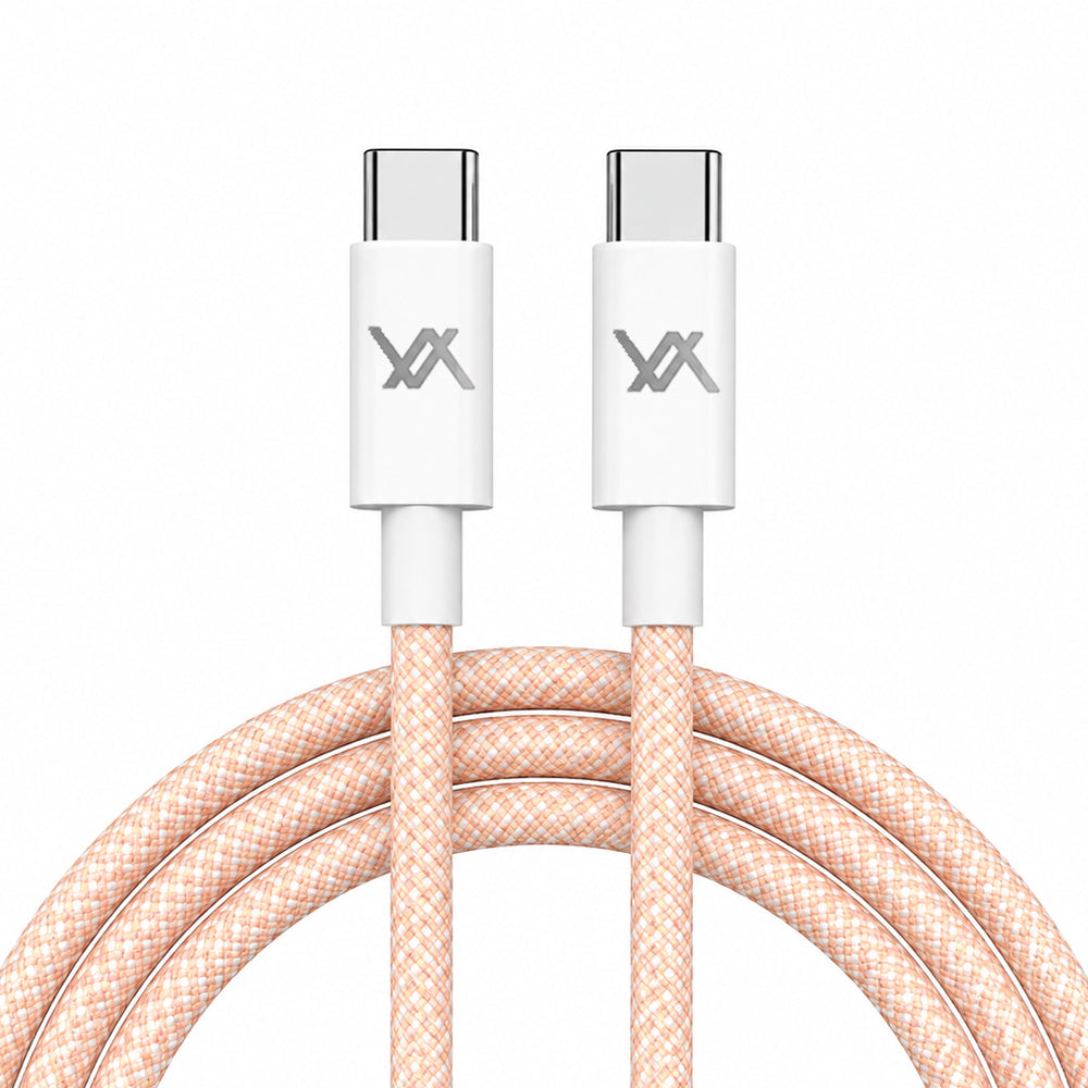 Lavvento MP35O Type-C To Type-C Cable 60W Fast Charging 1.2m - Orange