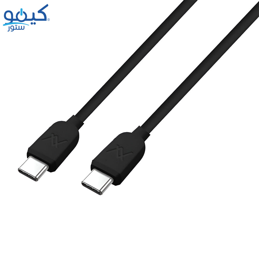 Lavvento MP39B Type-C To Type-C Cable 60W Fast Charging 1m - Black