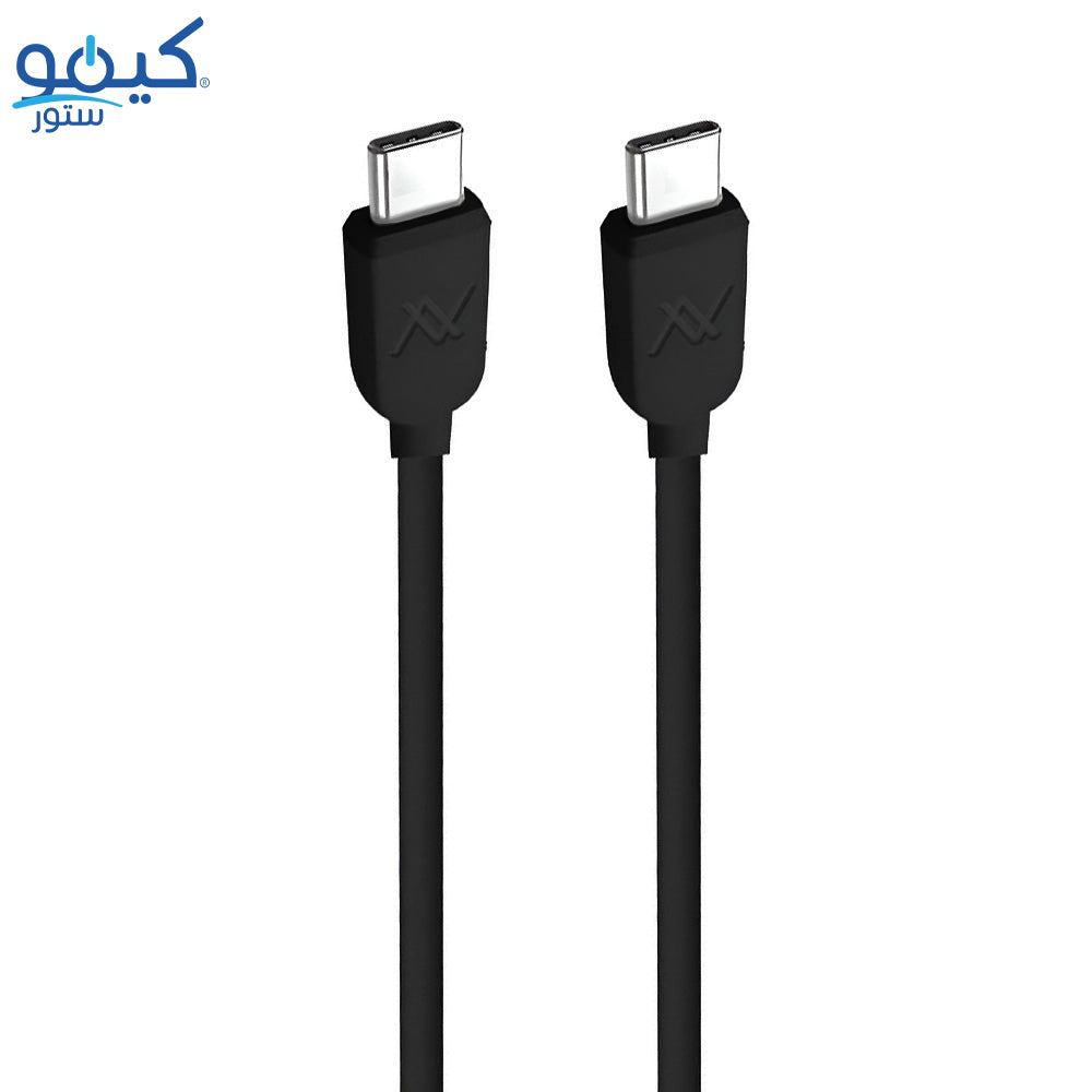 Lavvento MP39B Type-C To Type-C Cable 60W Fast Charging 1m - Black