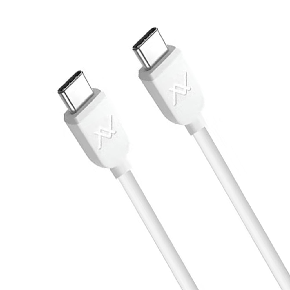 Lavvento MP545 Mini GaN Wall Charger Type-C + Type-C Cable 45W Fast Charging - White