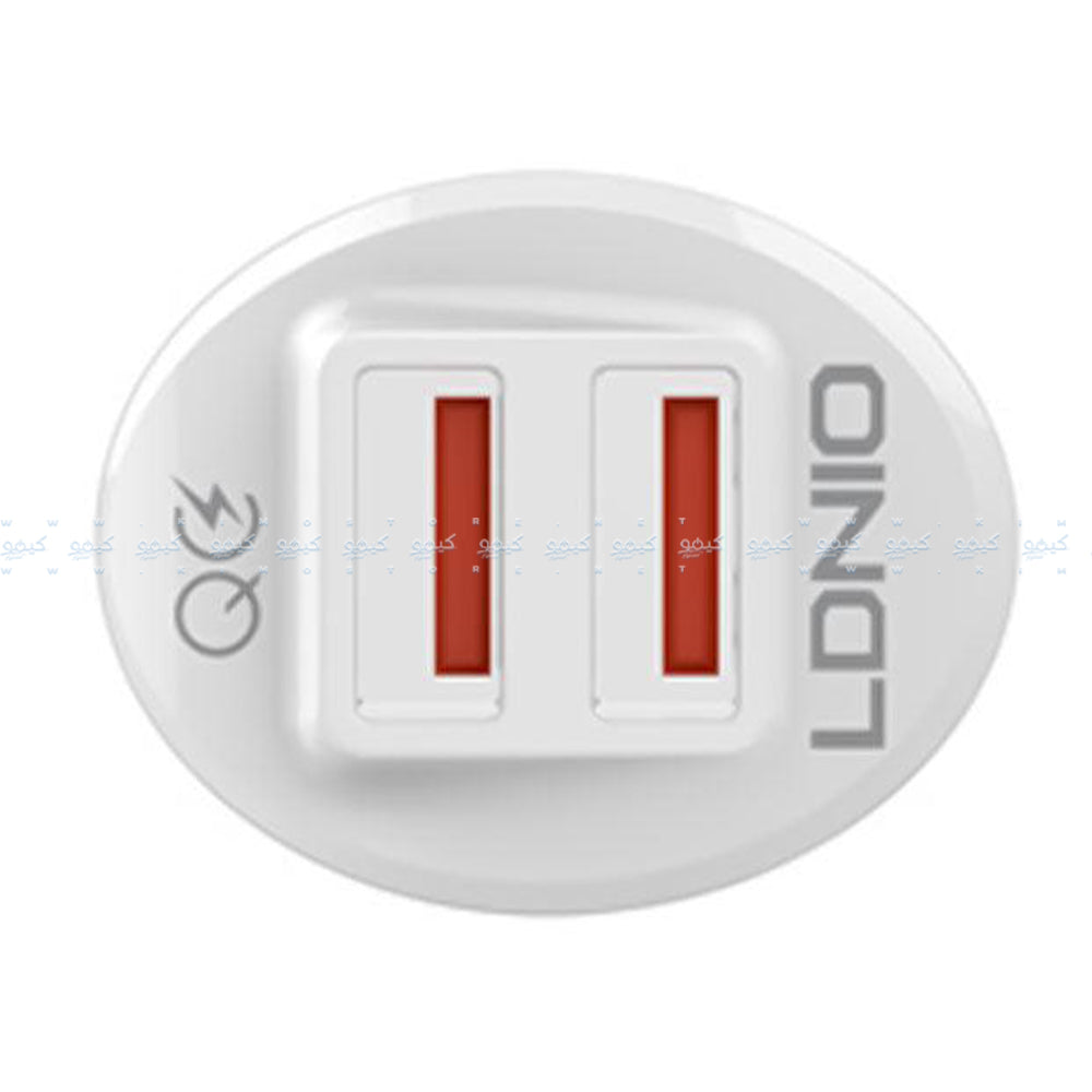 Ldnio C511Q Car Charger 2x QC3.0 USB 36W Fast Charging