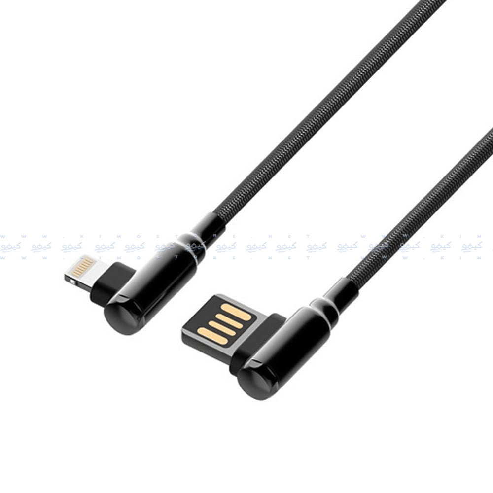 Ldnio LS421 USB To Lightning Cable 90° Angle 2.4A Fast Charging 1m