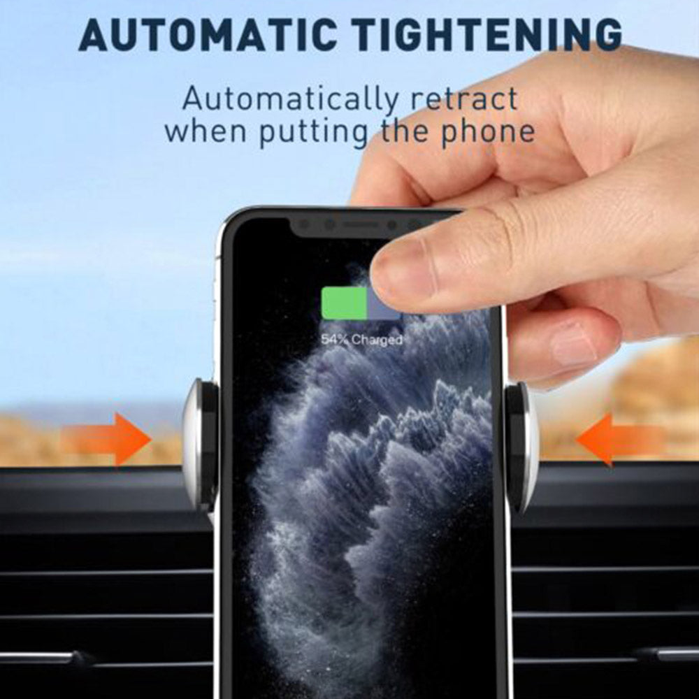 حامل موبايل لدنيو للسيارة Air Vent مع شاحن لاسلكي 10 وات