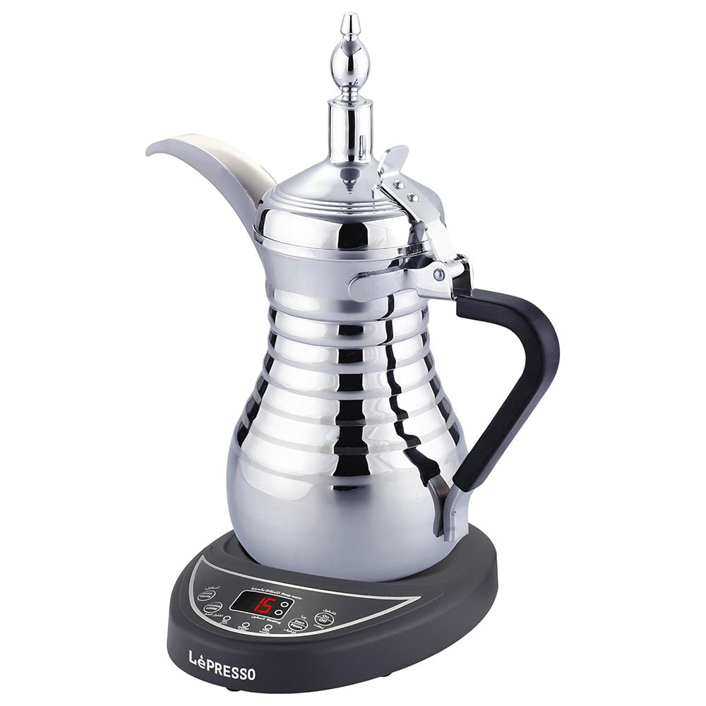 LePresso Arabic Coffee & Tea Kettle With Heat Milk Dallah LPARCMSL 0.75L 800W