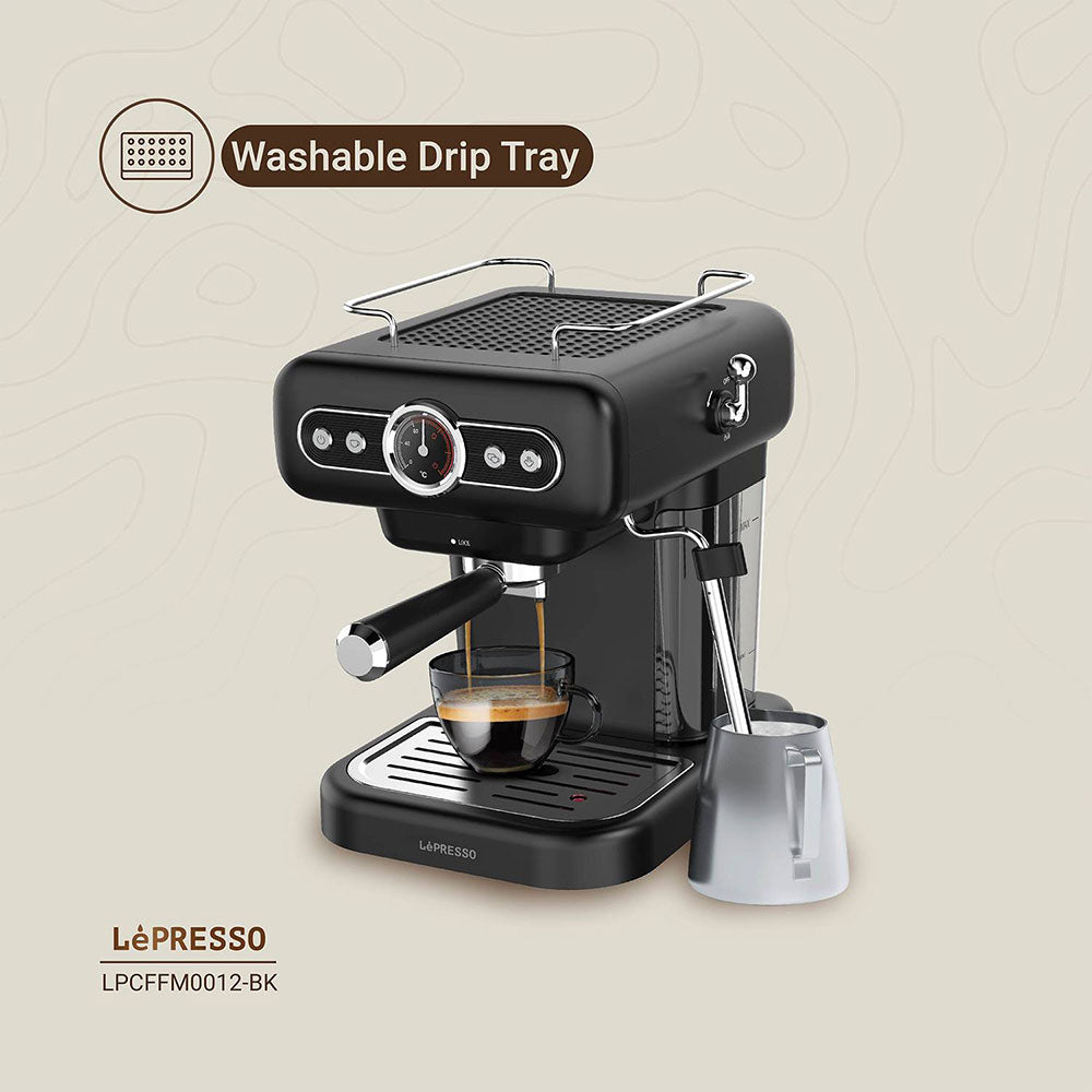 ماكينة قهوة الإسبريسو ليبريسو 950 وات LPCFFM0012-BK - اسود