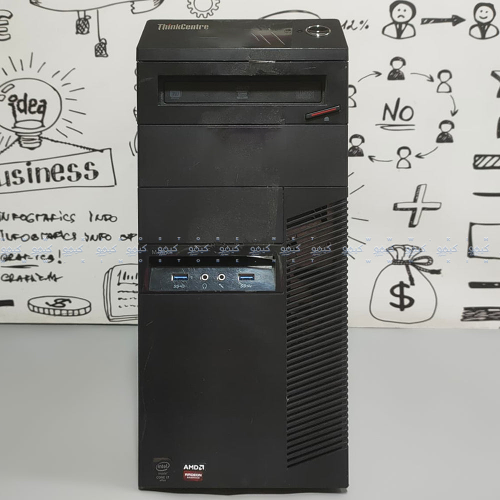 Lenovo ThinkCentre M93p Tower PC (Intel Core i5-4570 - 8GB DDR3 - No Hard - Intel HD Graphics - DVD RW) Original Used