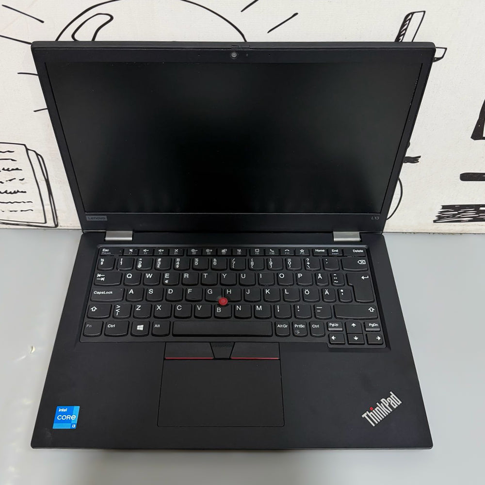 Lenovo ThinkPad L13 Gen2 Laptop (Intel Core i3-1115G4 - 8GB DDR4 - M.2 256GB - Intel UHD Graphics - 13.3 Inch FHD - Cam) Original Used