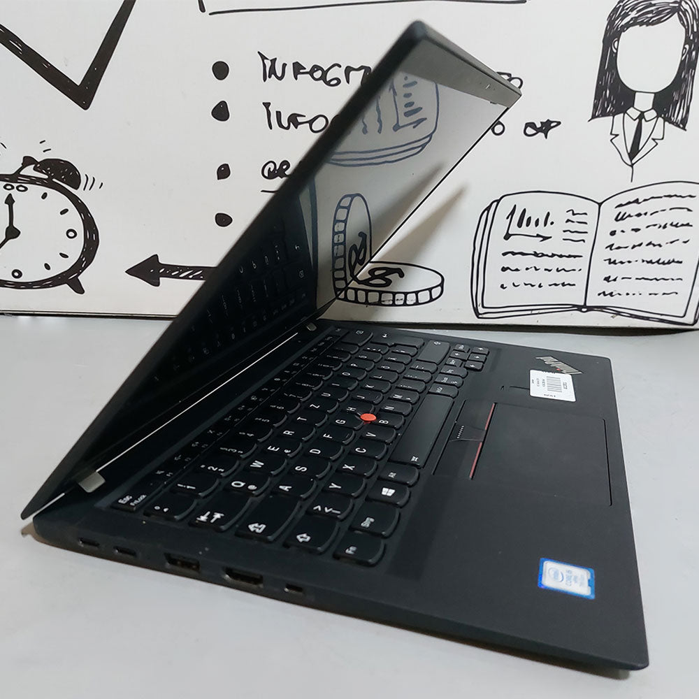 لاب توب لينوفو ThinkPad X1 Carbon Gen 5 (انتل كور i5-7300U - رام 8 جيجابايت DDR4 - هارد 256 جيجابايت M.2 - انتل UHD جرافيكس - شاشة 14.0 بوصة FHD - كاميرا) استعمال خارج