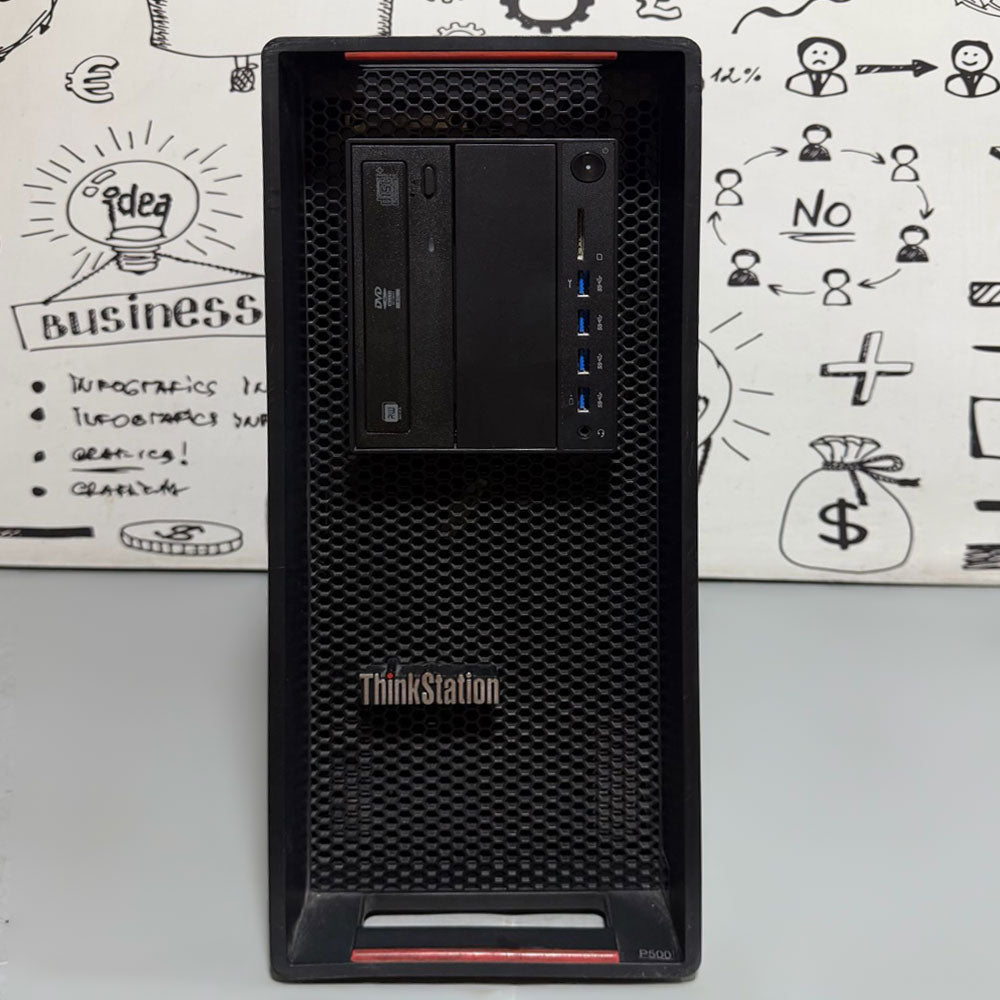Lenovo ThinkStation P500 Workstation (Intel Xeon E5-1650 V3 - 16GB DDR4 - No Hard - No Graphics Card) Original Used