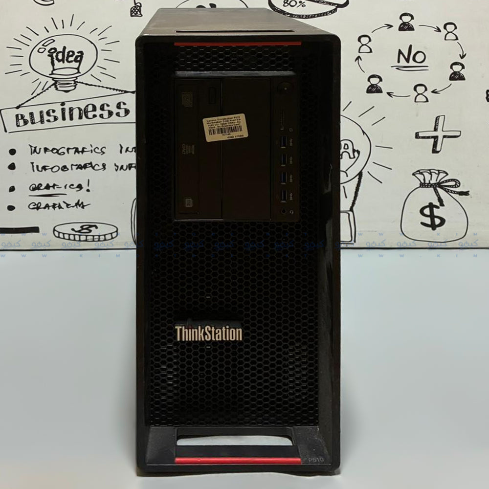كمبيوتر ورك ستيشن لينوفو ThinkStation P510 (انتل زيون E5-1650 V3 - رام 16 جيجابايت DDR4 - بدون هارد - بدون كارت شاشة) استعمال خارج
