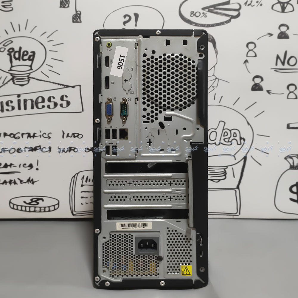 Lenovo V50t-13IMB Tower PC (Intel Core i5-10400 - 8GB DDR4 - No Hard - Intel UHD Graphics - DVD RW) Original Used