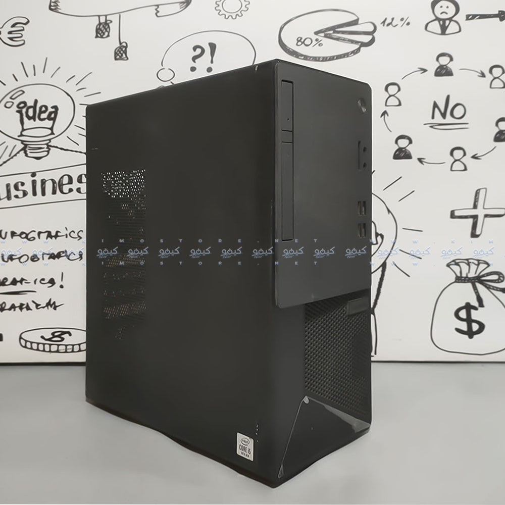 Lenovo V50t-13IMB Tower PC (Intel Core i5-10400 - 8GB DDR4 - No Hard - Intel UHD Graphics - DVD RW) Original Used