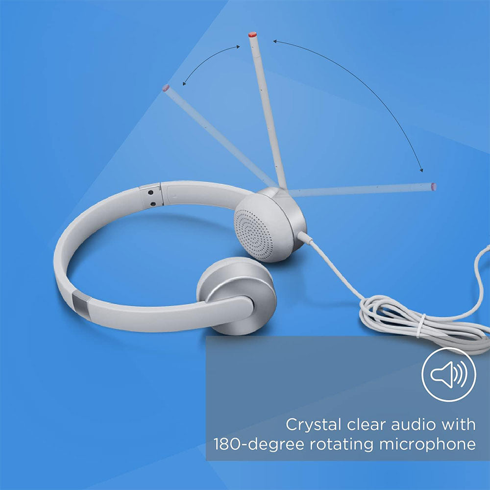 Lenovo 100 Stereo Analog Headset - Sliver