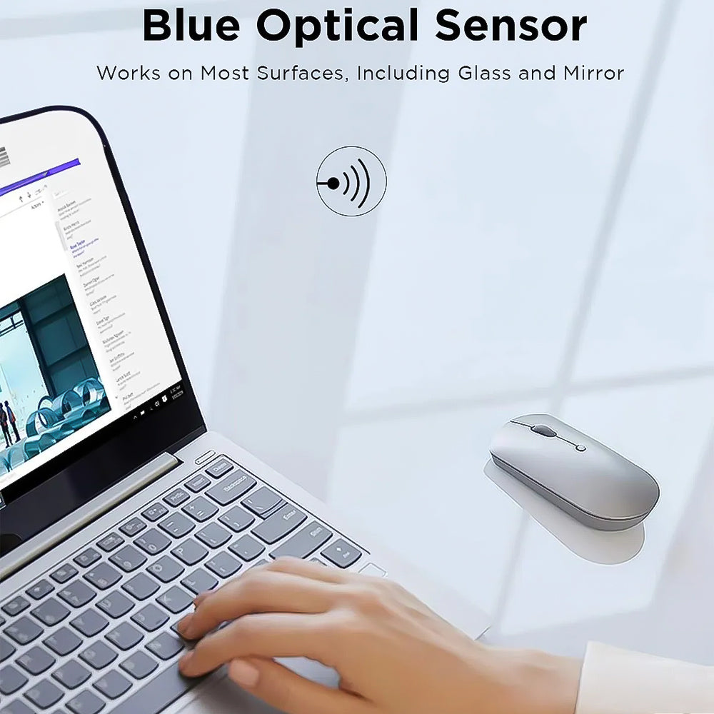 Lenovo 600 Silent Bluetooth Mouse 2400Dpi - Iron Grey