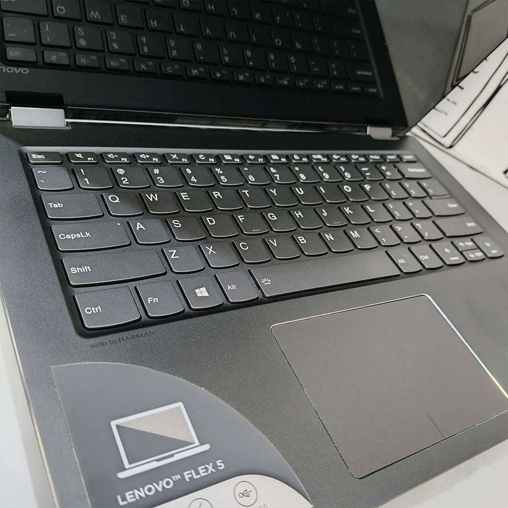 Lenovo Flex 5-1470 X360 2in1 Laptop (Intel Core i5-8250U - 8GB DDR4 - M.2 256GB - Nvidia GeForce 940MX 2GB - 14.0 Inch FHD Touchscreen 360° - Cam) Original Used