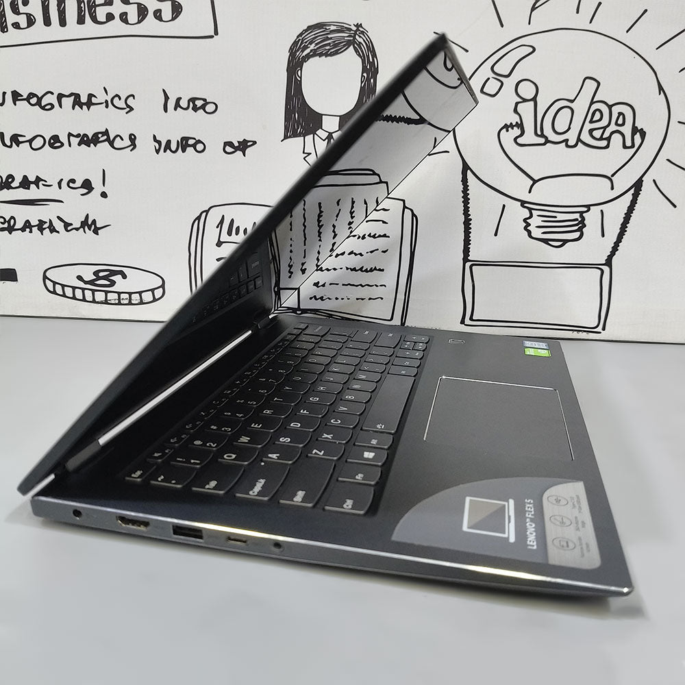 Lenovo Flex 5-1470 X360 2in1 Laptop (Intel Core i5-8250U - 8GB DDR4 - M.2 256GB - Nvidia GeForce 940MX 2GB - 14.0 Inch FHD Touchscreen 360° - Cam) Original Used
