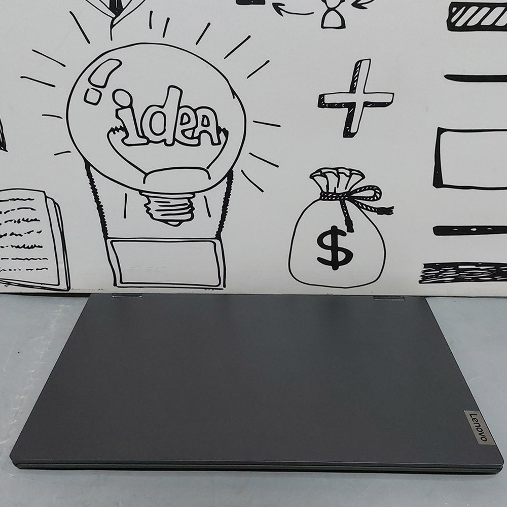 لاب توب 2 في 1 لينوفو IdeaPad Flex 5 15ITL05 (انتل كور i5-1135G7 - رام 8 جيجابايت DDR4 - هارد 512 جيجابايت M.2 - انتل Iris Xe جرافيكس - شاشة 15.6 بوصة FHD تاتش سكرين 360° - كاميرا) استعمال خارج