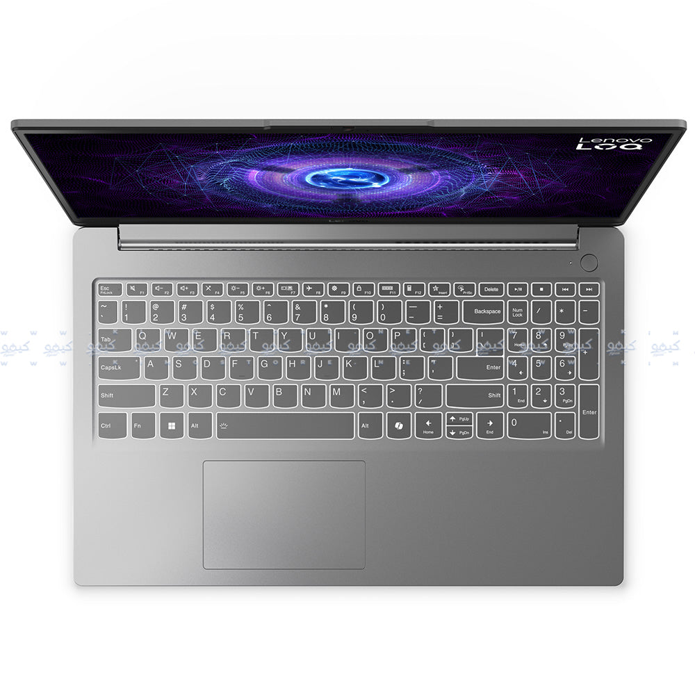 Lenovo LOQ 15IAX9E Laptop (Intel Core i5-12450HX - 16GB Ram - M.2 NVMe 512GB - Nvidia RTX 4050 6GB - 15.6 Inch FHD IPS 144Hz - Lenovo LOQ M100 RGB Mouse) - Luna Grey