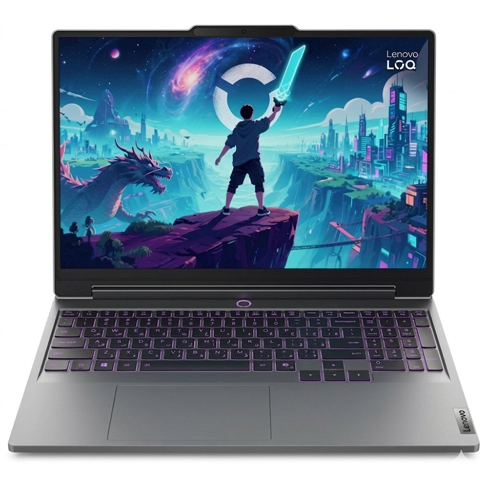 Lenovo LOQ 15IPH11 Gaming Laptop (Intel Core Ultra 7 356H - 16GB Ram - M.2 NVMe 512GB - Nvidia RTX 5060 8GB - 15.3 Inch WUXGA IPS 165Hz - LA1 AI Chip - Win11) - Luna Grey