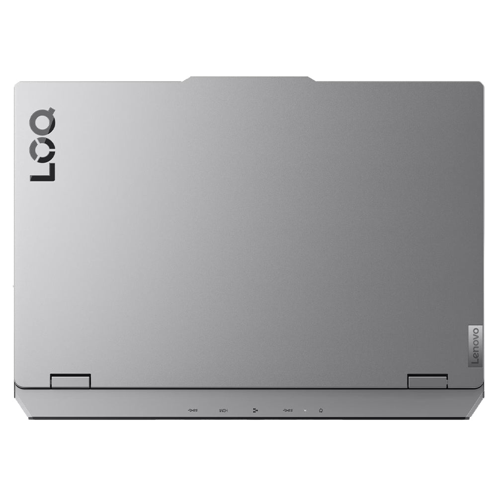 لاب توب لينوفو جيمنج LOQ 15IRX10 (انتل كور i7-13645HX - رام 16 جيجابايت - هارد 512 جيجابايت M.2 NVMe - نفيديا 8 جيجابايت RTX 5060 - شاشة 15.6 بوصة 144 هرتز FHD IPS - شريحة LA1 AI) - رمادي