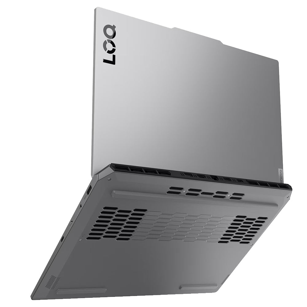 لاب توب لينوفو جيمنج LOQ 15IRX10 (انتل كور i7-13645HX - رام 16 جيجابايت - هارد 512 جيجابايت M.2 NVMe - نفيديا 8 جيجابايت RTX 5060 - شاشة 15.6 بوصة 144 هرتز FHD IPS - شريحة LA1 AI) - رمادي