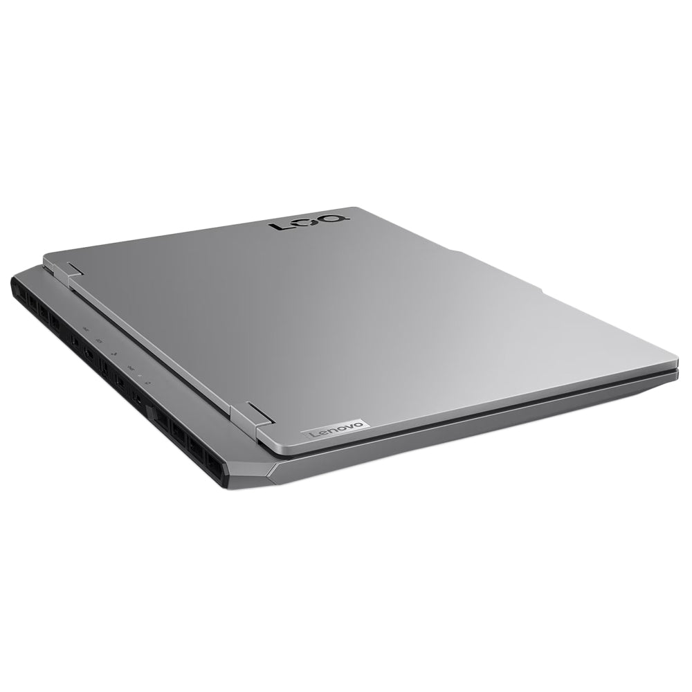لاب توب لينوفو جيمنج LOQ 15IRX10 (انتل كور i7-13650HX - رام 16 جيجابايت - هارد 512 جيجابايت M.2 NVMe - نفيديا 8 جيجابايت RTX 5050 - شاشة 15.6 بوصة 144 هرتز FHD IPS - شريحة LA1 AI) - رمادي