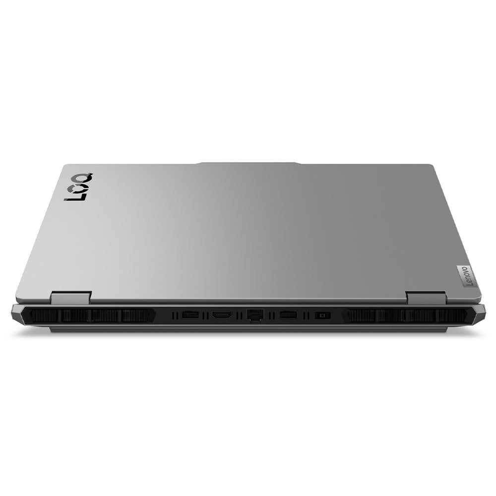 لاب توب لينوفو جيمنج LOQ 15IRX10 (انتل كور i7-14700HX - رام 16 جيجابايت - هارد 512 جيجابايت M.2 NVMe - نفيديا 8 جيجابايت RTX 5060 - شاشة 15.6 بوصة 144 هرتز FHD IPS - شريحة LA1 AI) - رمادي