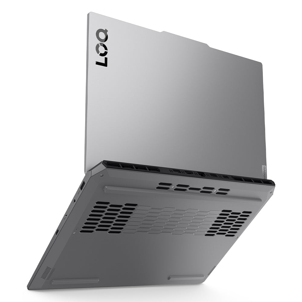 لاب توب لينوفو جيمنج LOQ 15IRX10 (انتل كور i7-14700HX - رام 16 جيجابايت - هارد 512 جيجابايت M.2 NVMe - نفيديا 8 جيجابايت RTX 5060 - شاشة 15.6 بوصة 144 هرتز FHD IPS - شريحة LA1 AI) - رمادي