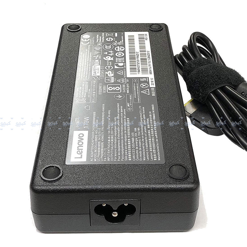 شاحن لاب توب لينوفو 20 فولت - 8.5 أمبير (USB Square Pin) اوريجينال