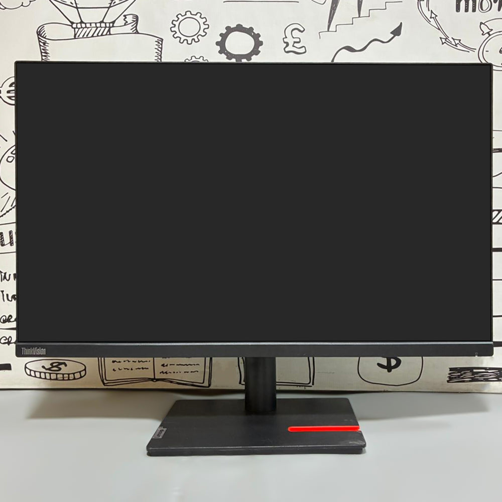 شاشة لينوفو T27i-30 مسطحة 27 بوصة IPS LED FHD HDMI بدون إطار (استعمال خارج)