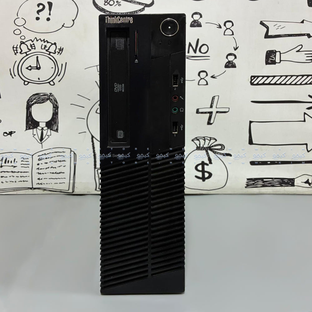كمبيوتر ديسك توب لينوفو THINKCENTRE M81 (إنتل كور I5-2400 - رام 8 جيجابايت DDR3 - بدون هارد - انتل HD جرافيكس) استعمال خارج