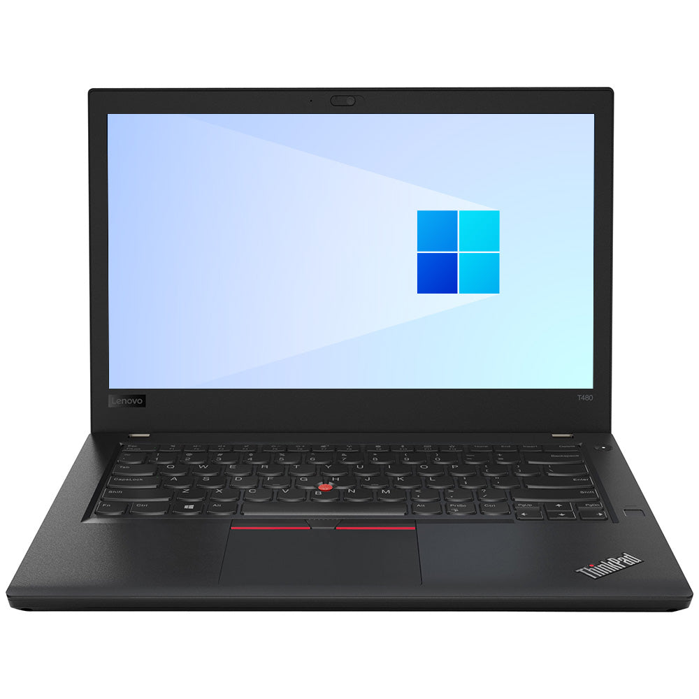 Lenovo ThinkPad T480 Laptop (Intel Core i5-8350U - 8GB DDR4 - SSD 256GB - Intel UHD Graphics - 14.0 Inch FHD - Cam) Original Used