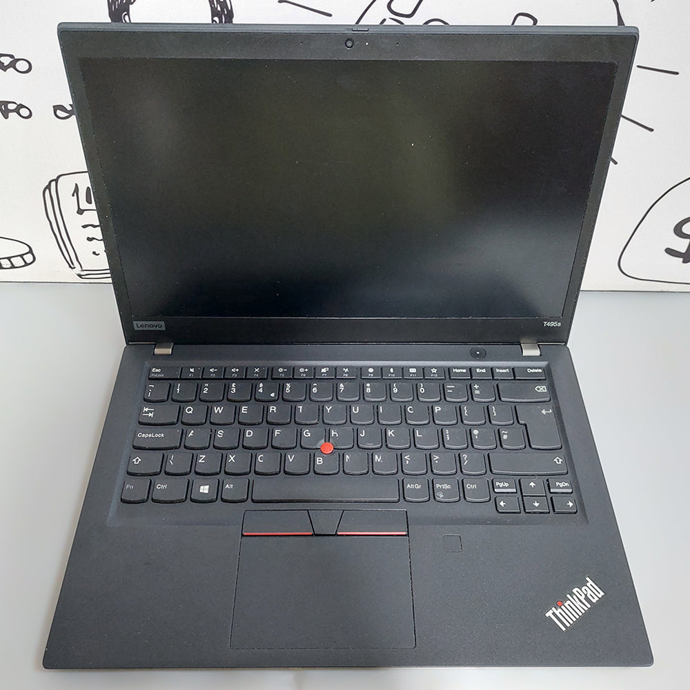لاب توب لينوفو ThinkPad T495S (إى ام دى رايزن 7 برو 3700U - رام 16 جيجابايت M.2 256GB - DDR4 - إى ام دى راديون فيجا 10 جرافيكس 2 جيجابايت - شاشة 14.0 بوصة FHD - كاميرا) استعمال خارج