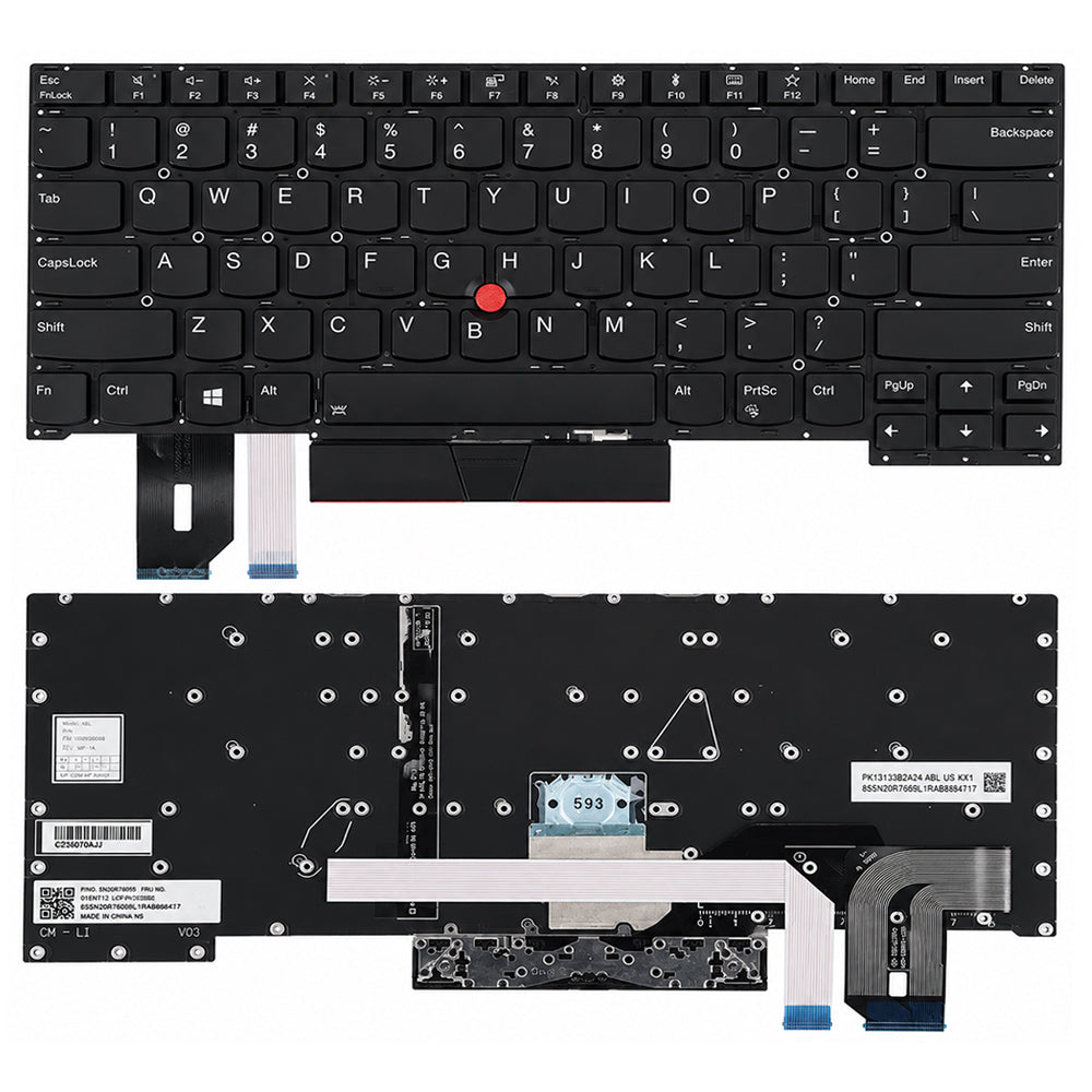 كيبورد لاب توب لينوفو ThinkPad T495s