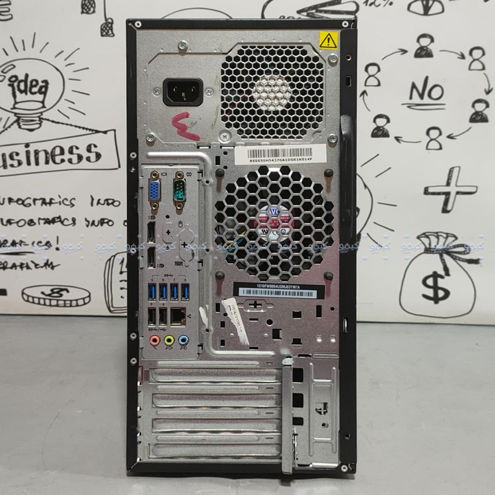 Lenovo ThinkCentre M800 Tower PC (Intel Core i5-6500 - 8GB DDR4 - No Hard - Intel HD Graphics - DVD RW) Original Used