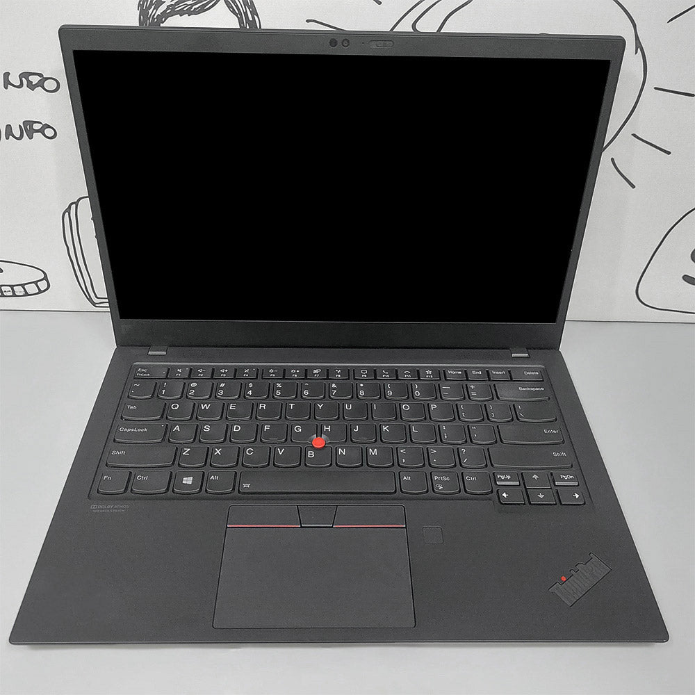 لاب توب لينوفو ThinkPad X1 Carbon Gen 7 (انتل كور i7-8550U - رام 16 جيجابايت DDR4 - هارد 512 جيجابايت M.2 - انتل UHD جرافيكس - شاشة 14.0 بوصة FHD تاتش سكرين - كاميرا) استعمال خارج
