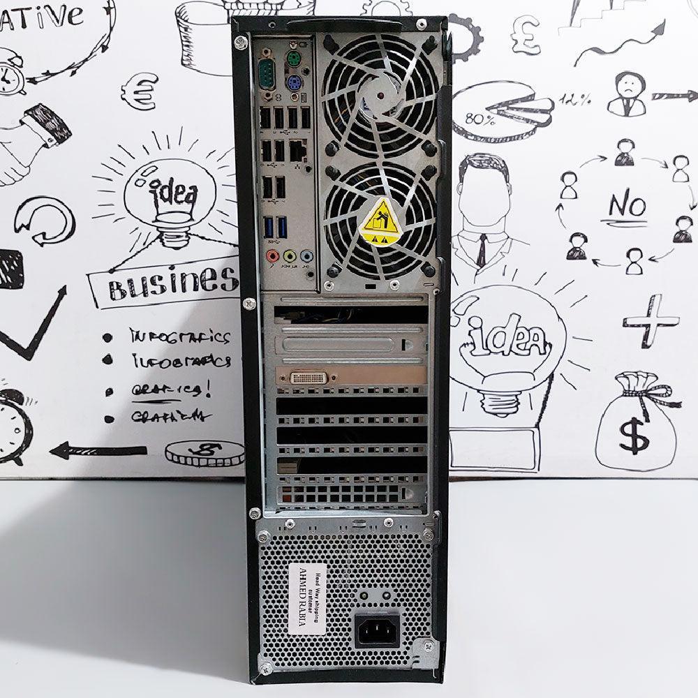 كمبيوتر ورك ستيشن لينوفو ThinkStation C30 (2xCPU انتل زيون E5-2609 V2 - رام 16جيجابايت DDR3 -بدون هارد- نفيديا كوادرو 512 ميجا بايت NVS 300) استعمال خارج