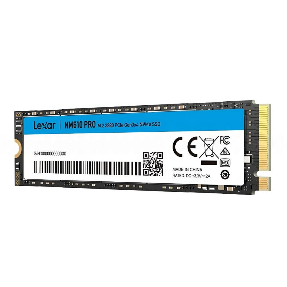 Lexar NM610 Pro 500GB NVMe PCIe M.2 SSD