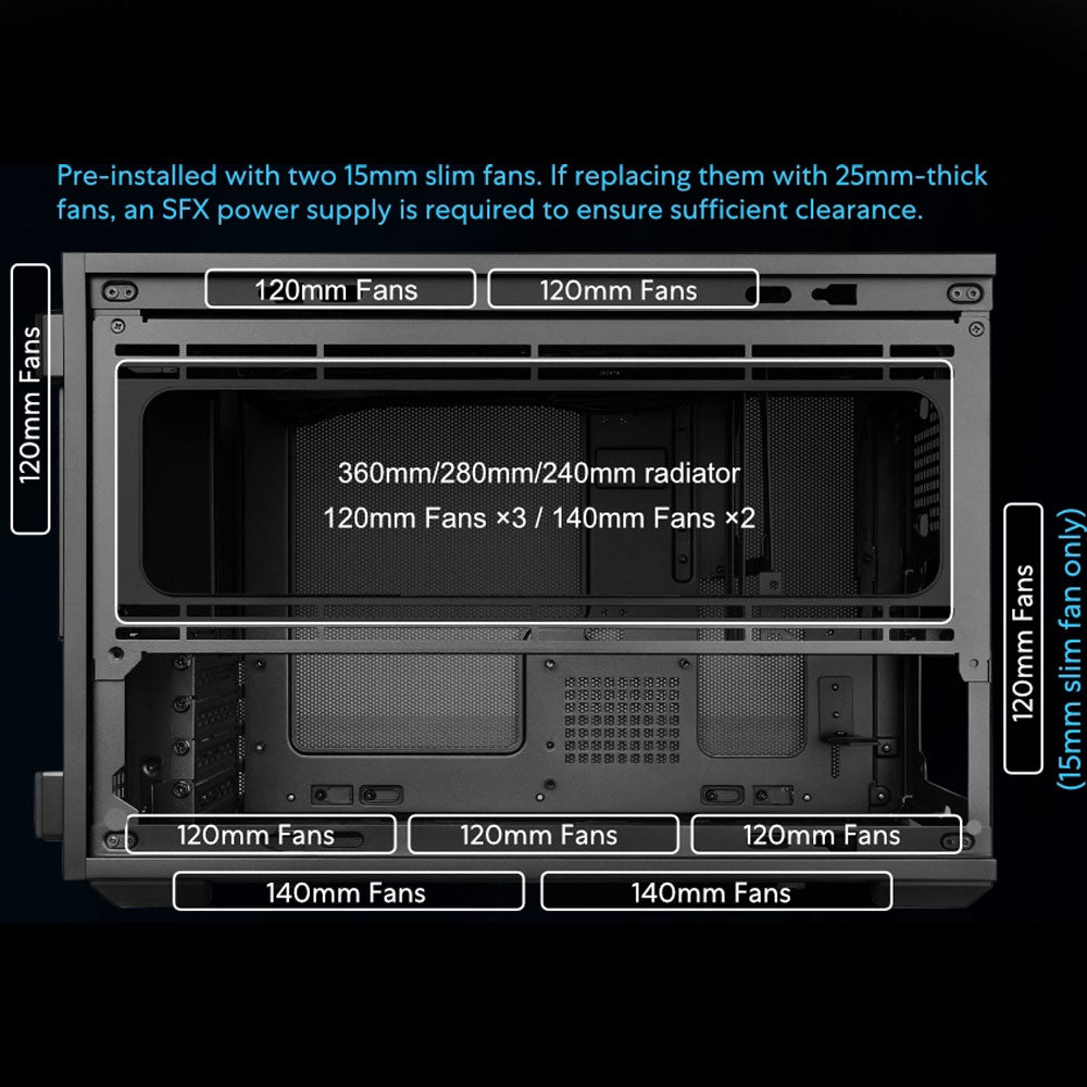 Lian Li DAN B4-mATX Mesh Micro Tower Case