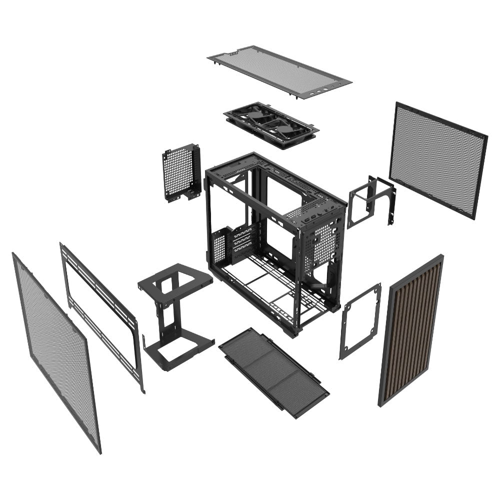 Lian Li DAN B4-mATX Wood Micro Tower Case