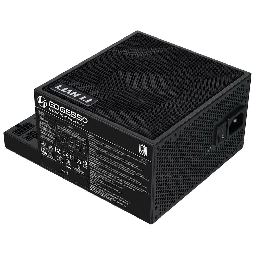 باور سبلاي ليان لي 80 بلس بلاتينيوم 850 وات Edge Full Modular - أسود