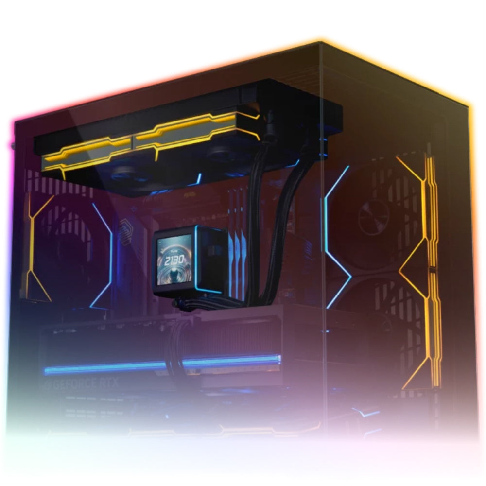 Lian Li Galahad II LCD 280mm ARGB AIO CPU Liquid Cooler - Black