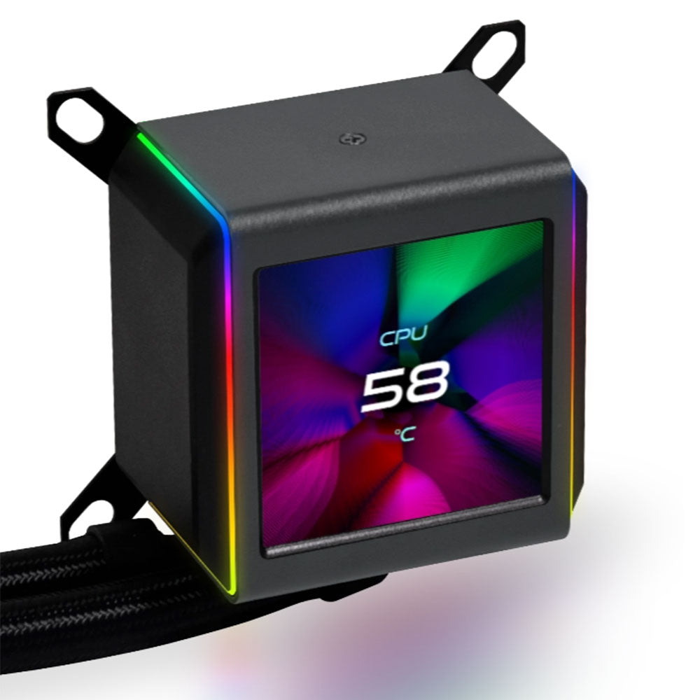Lian Li Galahad II LCD SL-INF 360mm ARGB AIO CPU Liquid Cooler - Black