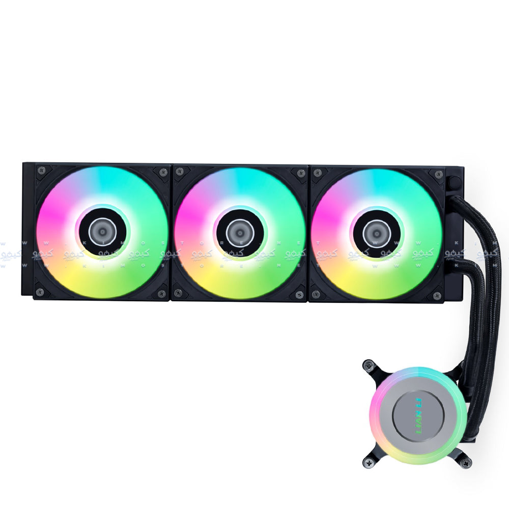 نظام تبريد مائي للبروسيسور ليان لي 360 ملم Galahad II Lite ARGB AIO - اسود