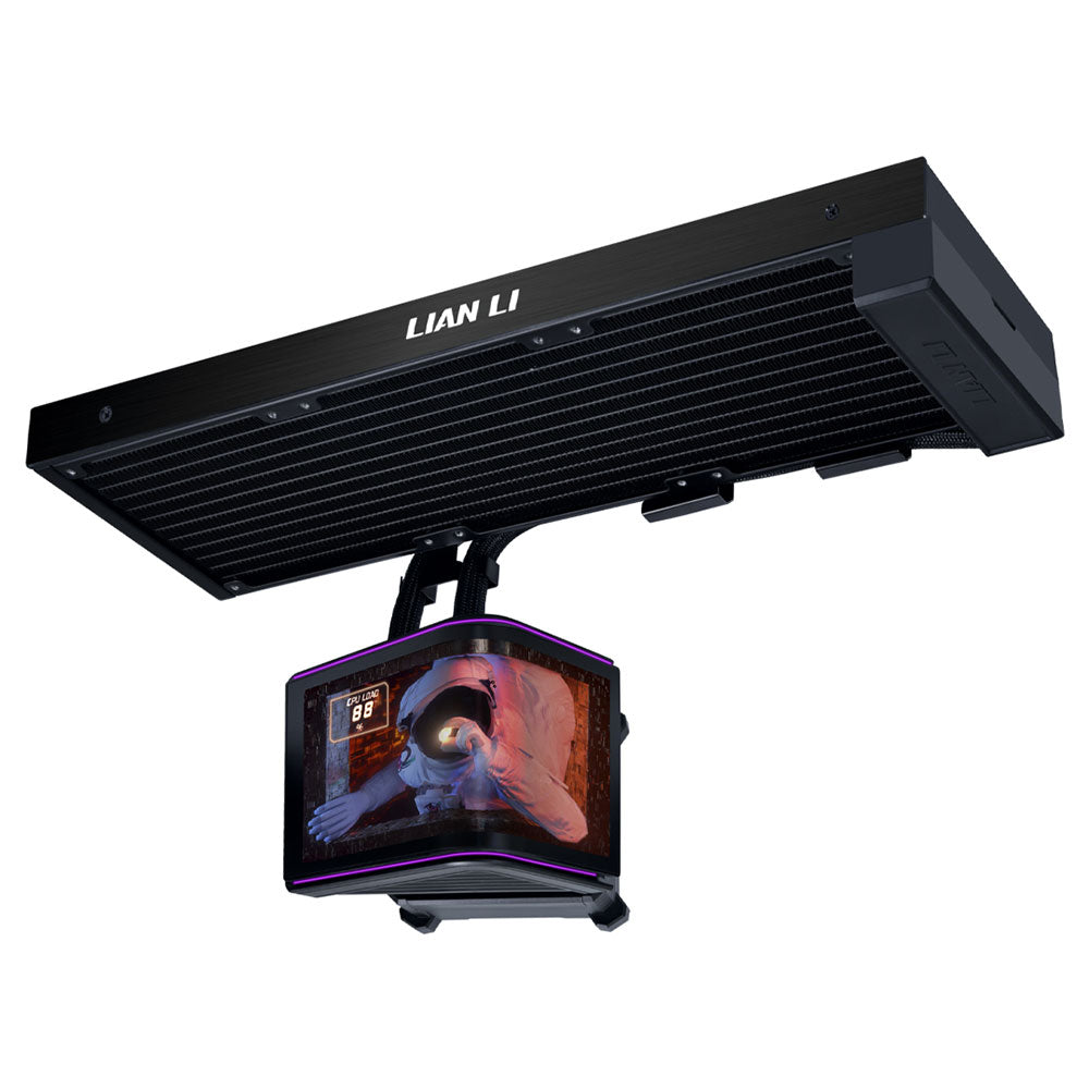 نظام تبريد مائي للبروسيسور ليان لي Li HydroShift II OLED Curved 360 Fanless ARGB AIO