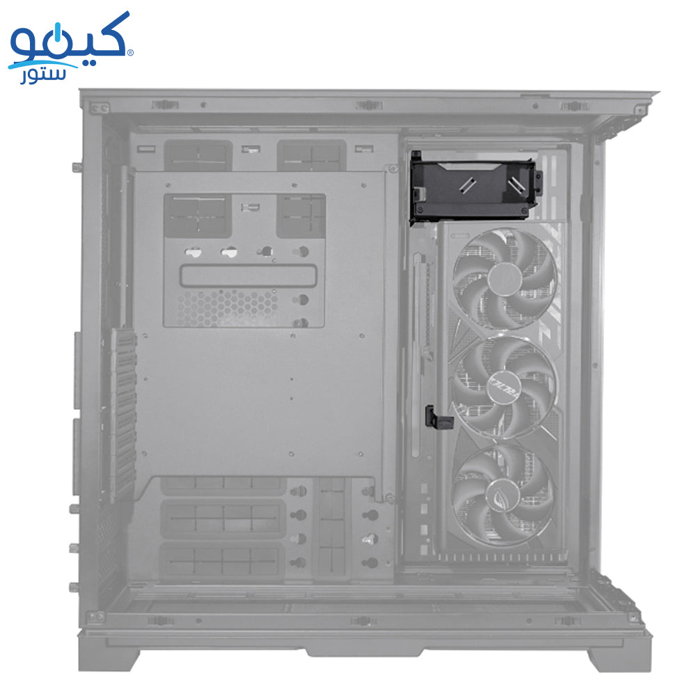 حامل كارت الشاشة ليان لي العمودي أسود O11 Dynamic EVO XL